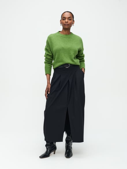 Jack Skirt Technical Jersey | Black - Black / M