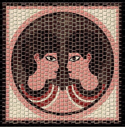 Mozaïek Sterrenbeeld Tweelingen- Steen