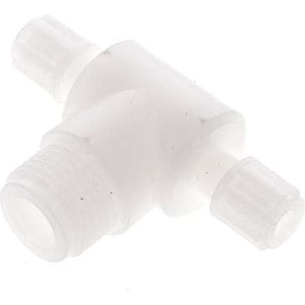 6x4mm & G1/2'' PVDF T-stuk Knelfitting Buitendraad 10bar