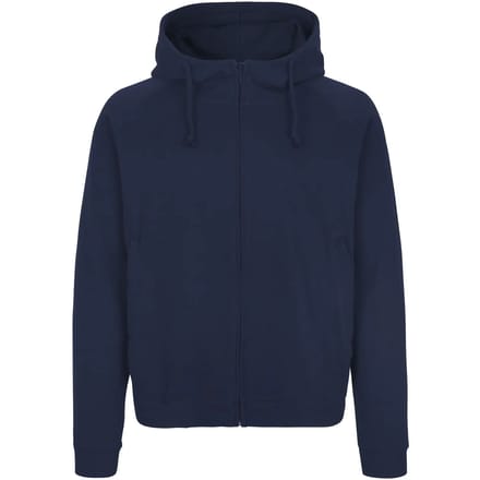 Unisex Hoodie met capuchon en rits Navy - S