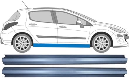 Reparatie dorpel voor Peugeot 308 2007-2013 / Links + Rechts / Set