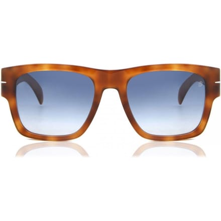David Beckham DB 7000/S BOLD HAVANA HONEY/LIGHT BLUE SHADED 52/20/145 Herrenbrillen Zonnebrillen