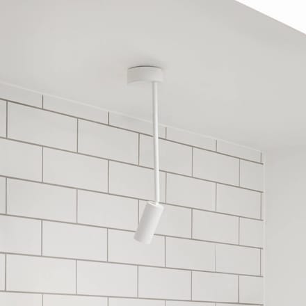LOOM DESIGN LED spot Iris, wit, aluminium, Ø 4,5 cm