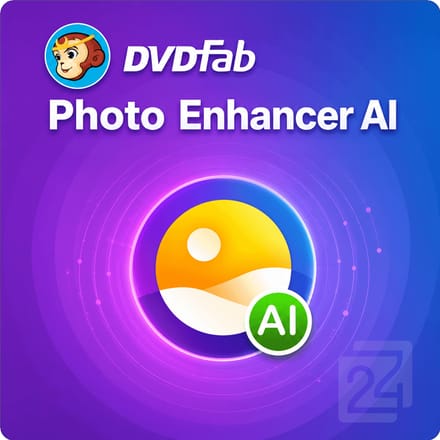 DVDFab Photo Enhancer AI Windows 2 jaar