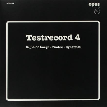 Various Artists - Test Record 4 (Depth Of Image, Timbre, Dynamics) (LP)