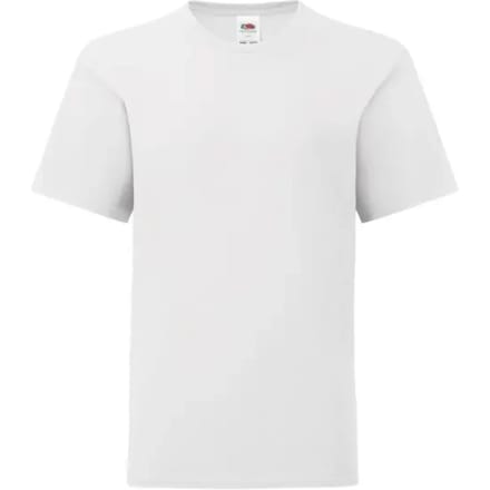 Fruit of the Loom - Kids´ Iconic T - Heather Grey - 116