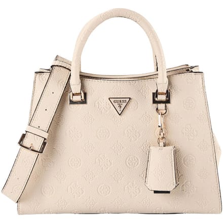 GUESS handtas schoudertas Cresidia II Society Satchel Cream White crème