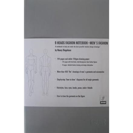 9 Heads Fashion Notebook - Nancy Riegelman