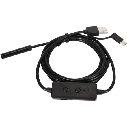 Caméra endoscopique avec 8 LED, étanche, 8 mm, 2 MP, WiFi, pour Android et iOS black