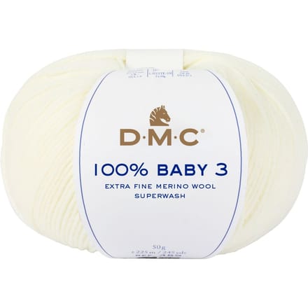 DMC 100% Baby Merino - Kleur 01