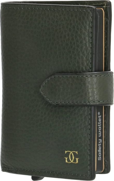 Gio Gini Florence Creditcard etui - Donkergroen