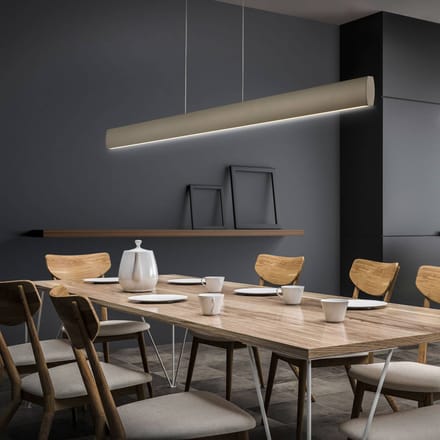 Knapstein LED hanglamp Runa, brons, lengte 92 cm