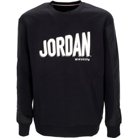 Flight MVP grafisch fleece herensweatshirt met ronde hals Zwart/phantom/phantom