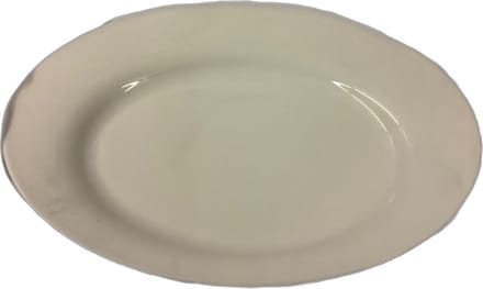 intermezzo livorno schaal oval 33 cm wit