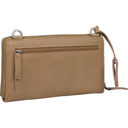 BURKELY Soft Skylar Dames Phone Wallet Wide - Nude