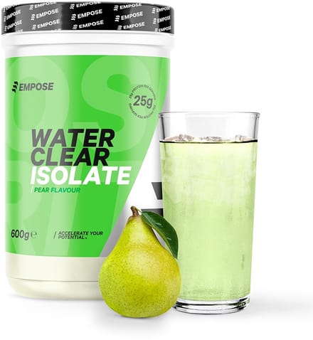 Empose Nutrition Clear Whey Isolate - Peer - Eitwit poeder - Proteïne Ranja - Suiker- en Vetvrij - 600 g
