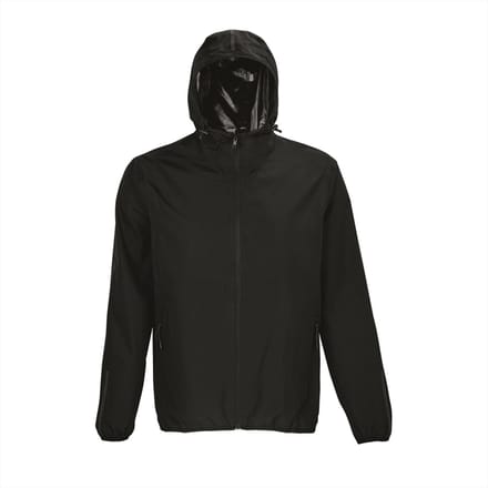 Neoblu Unisex Waterproof Windbreaker Jacket Andrea NB3781 - Deep Black - M