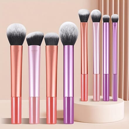 Make-up Kwastensets 8 stuks Plastic Dagelijks Draagbaar Multifunctionele Make-up Kwast Voor Make-up Benodigdheden