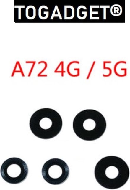 Samsung Galaxy A72 camera lens  - Back camera lens cover - Achtercamera / Rear camera glazen lens voor Samsung Galaxy A72