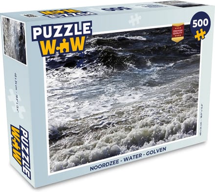 Puzzel Noordzee - Water - Golven - Legpuzzel - Puzzel 500 stukjes