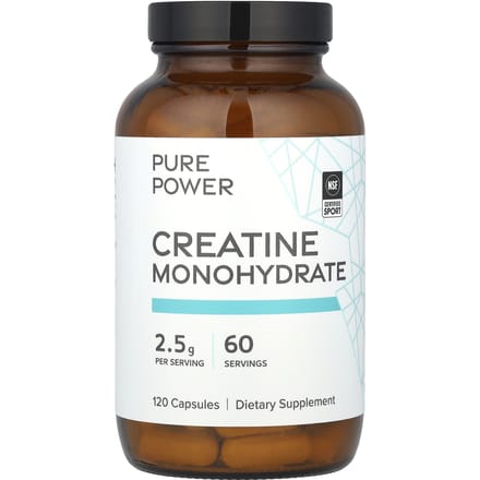 Dr. Mercola, Monohydrate de Créatine, 2,5 g, 120 Capsules (1,25 g par capsule)