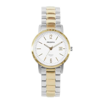 Prisma Dames Slimline Classic Goud horloge P.1476