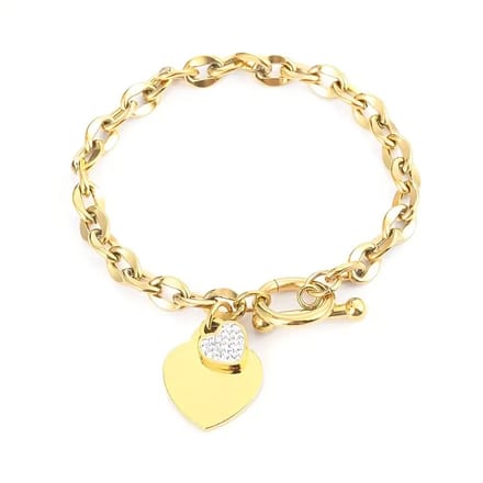 Armband met Hartje - Luxe Liefdesarmband met hart - Valentijn - Moederdag - Liefdevol geschenk