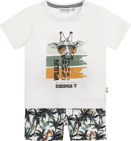 Dirkje R-JUNGLE Jongens Kledingset - Multi colour - Maat 80