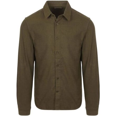 Knowledge Cotton Apparel Shirt Flannel Forrest Night - Maat M - Heren - Overhemden Casual