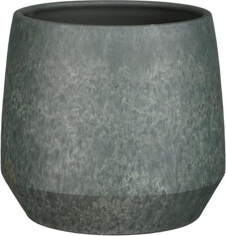 Mica Decorations Lotte Bloempot - 24x24x22 cm - Donkergroen