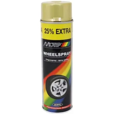 MoTip Velgenlak GOUD spuitbus 500ml