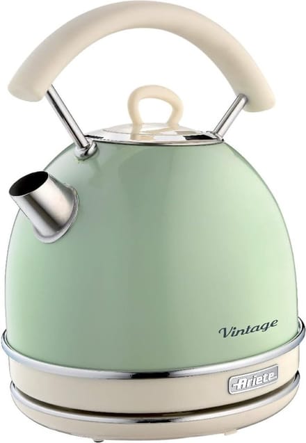 Ariete 2877/04 - Vintage Waterkoker - 2000 Watt - 1.7 liter - draadloos - Groen