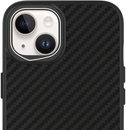 RhinoShield SolidSuit iPhone 15 Plus Hoesje Back Cover Carbon Zwart