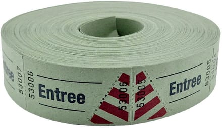 CombiCraft Standaard entreebewijzen op rol in groen - 2000 stuks