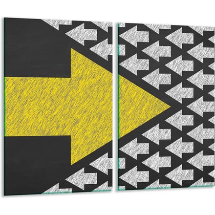 TMK ArtDeko - Snijplank - 30x52 cm - Veilig - Antislip