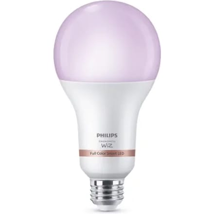 Philips Smart Lighting - LED-lamp - E27 fitting - RGB - Gekleurd en instelbaar wit licht - Dimbaar - 150W - Grote lampvorm: A80 - Wifi