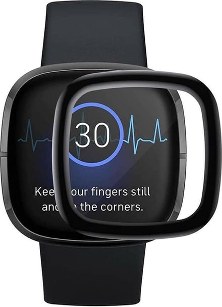 KELERINO. Screenprotector geschikt voor Fitbit Versa 3 / Sense - 3-pack
