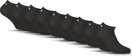 FILA - Basic Sneakersokken / Enkelsokken | 9-Pack | Sneaker Socks | Maat 39/42 - Zwart