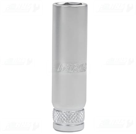 Farys Pro lange zeskantdop 1/4" 8 mm chroom-vanadiumstaal