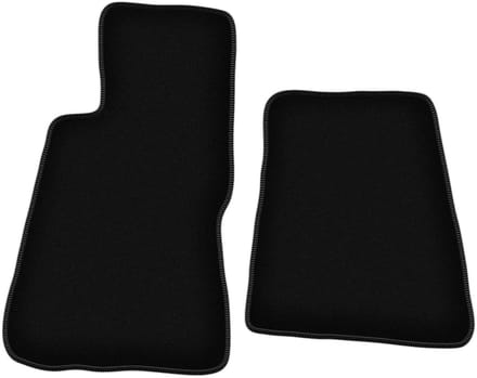 BASIC zwarte velours matten voor: Smart Roadster roadster (2002-2005)