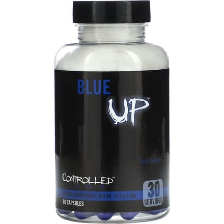 Controlled Labs, BlueUp, Complexe Testostérone, 60 Capsules