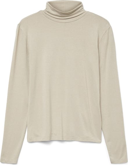 VERO MODA - VMLAVA GLITTER LS HIGHNECK TOP NOOS - Dames - Lange mouwen shirts