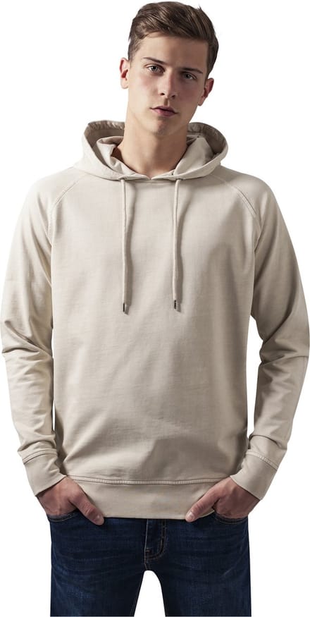 Urban Classics - Acid Wash Raglan Hoodie/trui - S - Beige