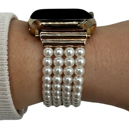 2+1 | Apple Watch Bandje - Sieraad - Wit