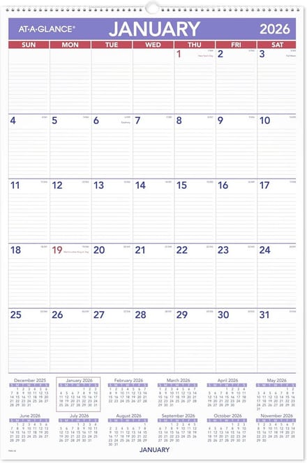 Overzichtswandkalender 2026 XXL - Jaarkalender voor 2026