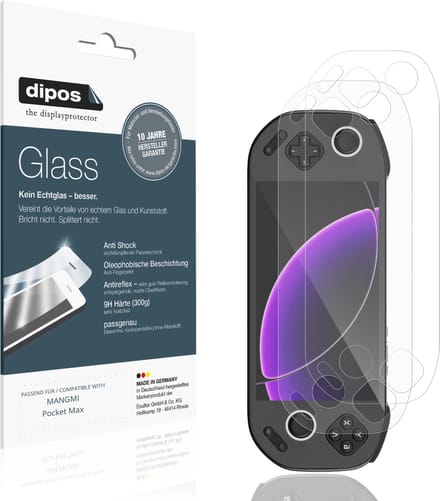dipos – 2x Matte Pantserfolie geschikt voor MANGMI Pocket Max | 9H Screenprotector