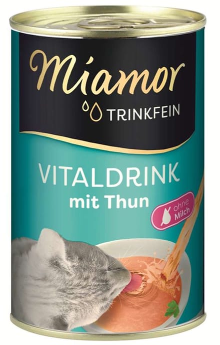 Miamor Vitaldrink - Kattensnack - Hydraterende Drink met Tonijn & Kip - 24 x 135ml