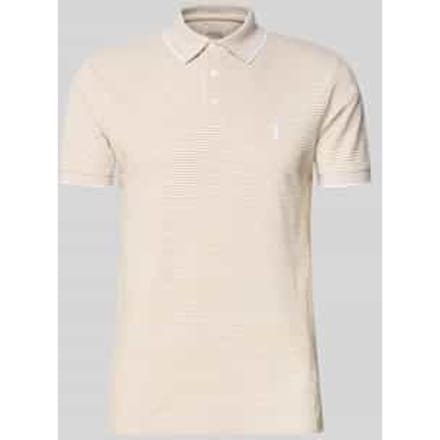 Slim fit Poloshirt van Katoenmix