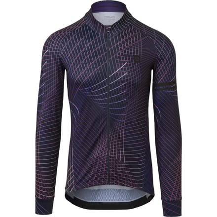 Nocturnal lines fietsshirt lange mouwen performance heren