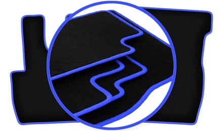 CARLUX-BLUE automatten voor: DAF CF vrachtwagen (2014-)